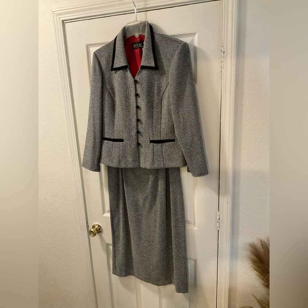Melissa Harper Gray Women's Skirt Set